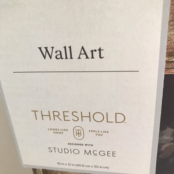 TARGET STUDIO MCGEE MOODY TREES FRAME WALL CANVAS - Picture 2 of 4